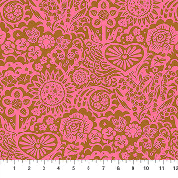 Yesterday | Big Heaven Coral by Juliana Horner for Anna Maria Textiles | AMT157-23V