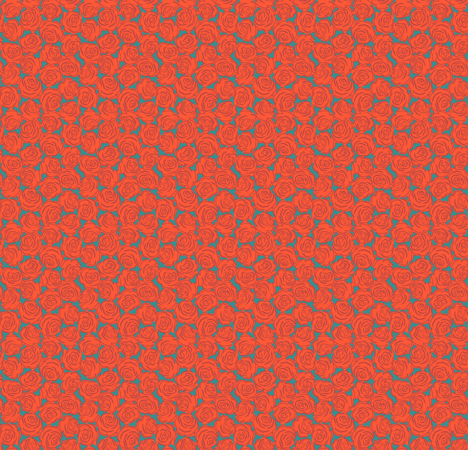 Yesterday | Rossette Tomato by Juliana Horner for Anna Maria Textiles | AMT159-23V