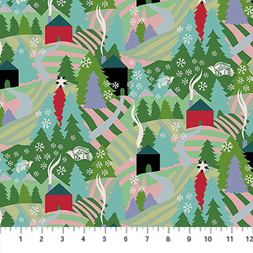 Cozy Christmas | Flurry - Morning by Anna Maria Textiles | AMT161-72V