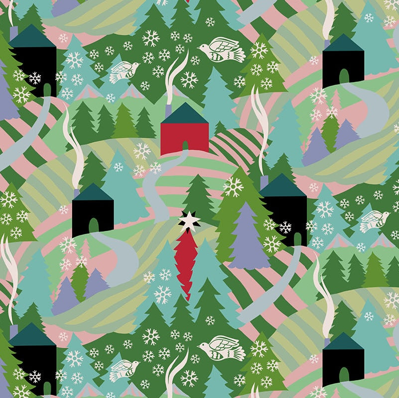 Cozy Christmas | Flurry - Morning by Anna Maria Textiles | AMT161-72V