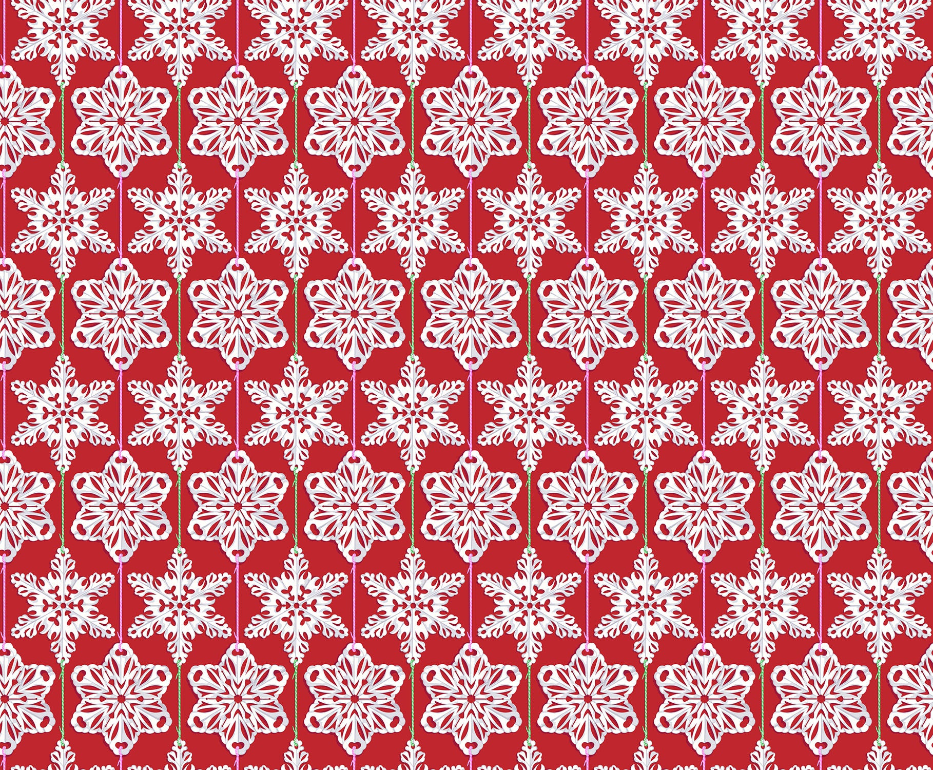 Cozy Christmas | Paperflakes - Red Hot by Anna Maria Textiles | AMT162-25C