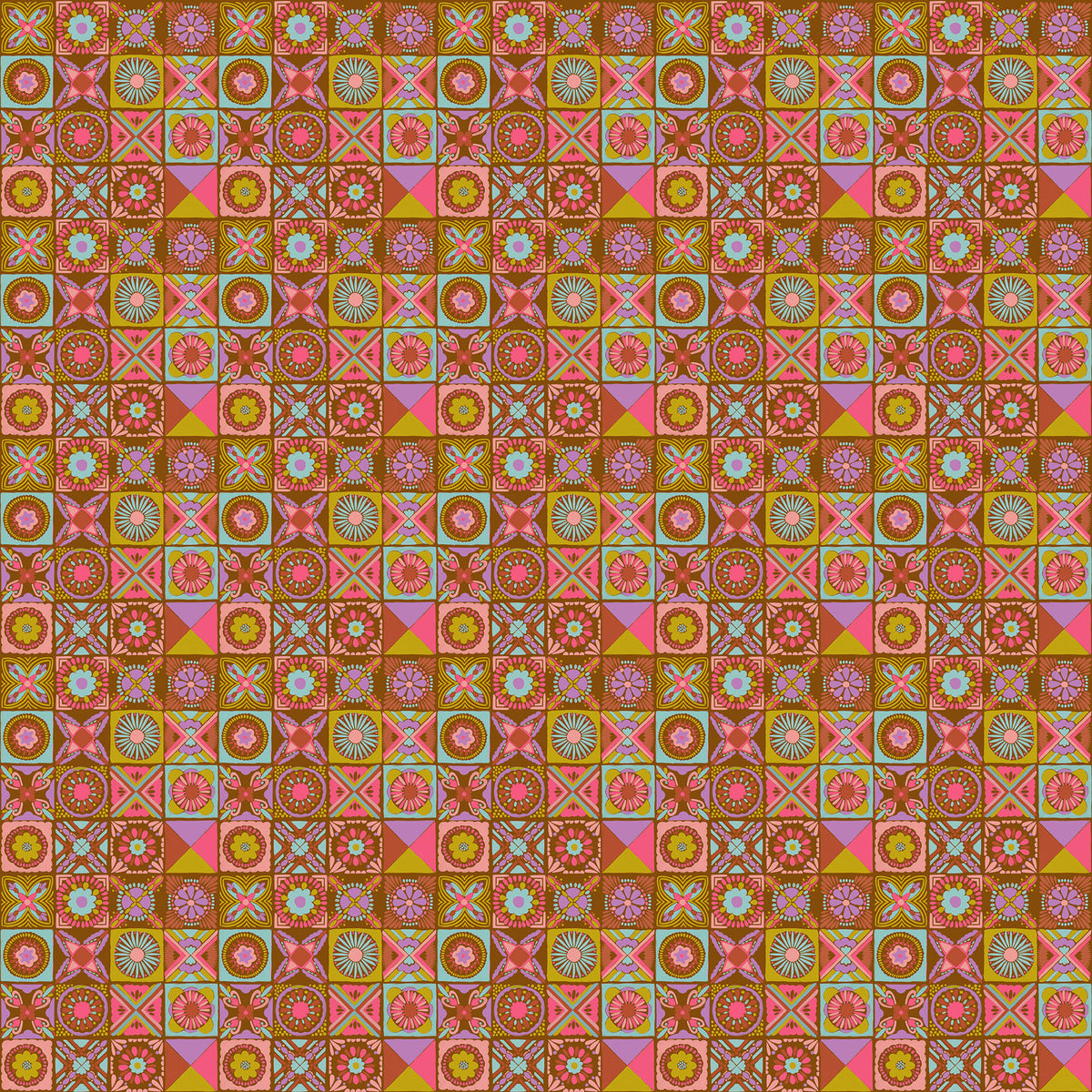 Rhapsody | Cottage Kitchen - Rust by Anna Maria Textiles | AMT168-37C