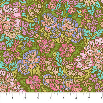 Rhapsody | Mosaic - Avocado by Anna Maria Textiles | AMT169-72V