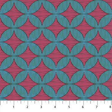 Rhapsody | Woven Windows - Berry by Anna Maria Textiles | AMT171-46L