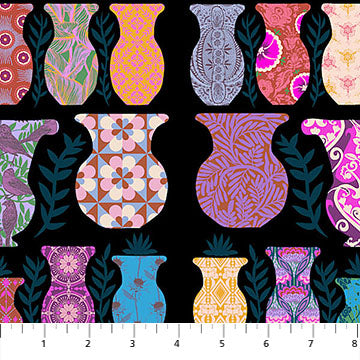 Rhapsody | Anniversary Vase - Multi by Anna Maria Textiles | AMT173-99