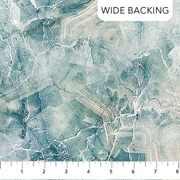 Smooth Sailing | Marble Blue 108" Wide Backing by Deborah Edwards for Northcott | B28911-44