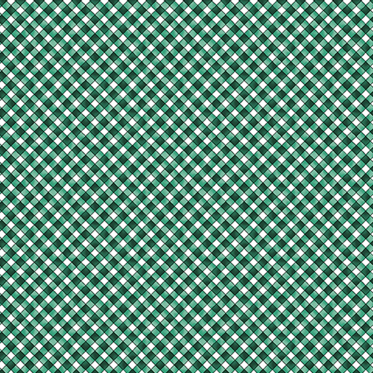 Highland Glen | Highland Gingham Green/Cream by Jim Shore for Benartex | 16825-41