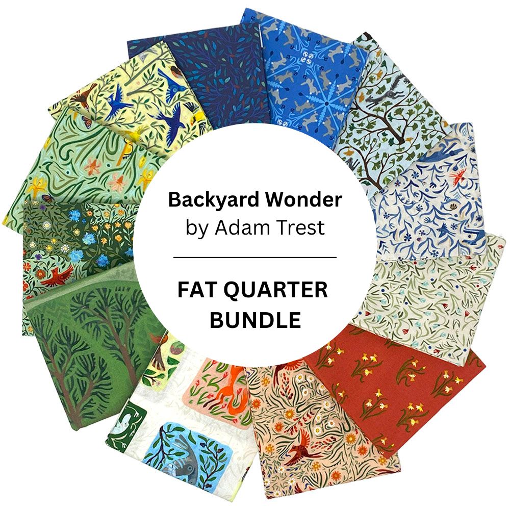 Backyard Wonder | Fat Quarter Bundle by Adam Trest for FreeSpirit | 12 pcs