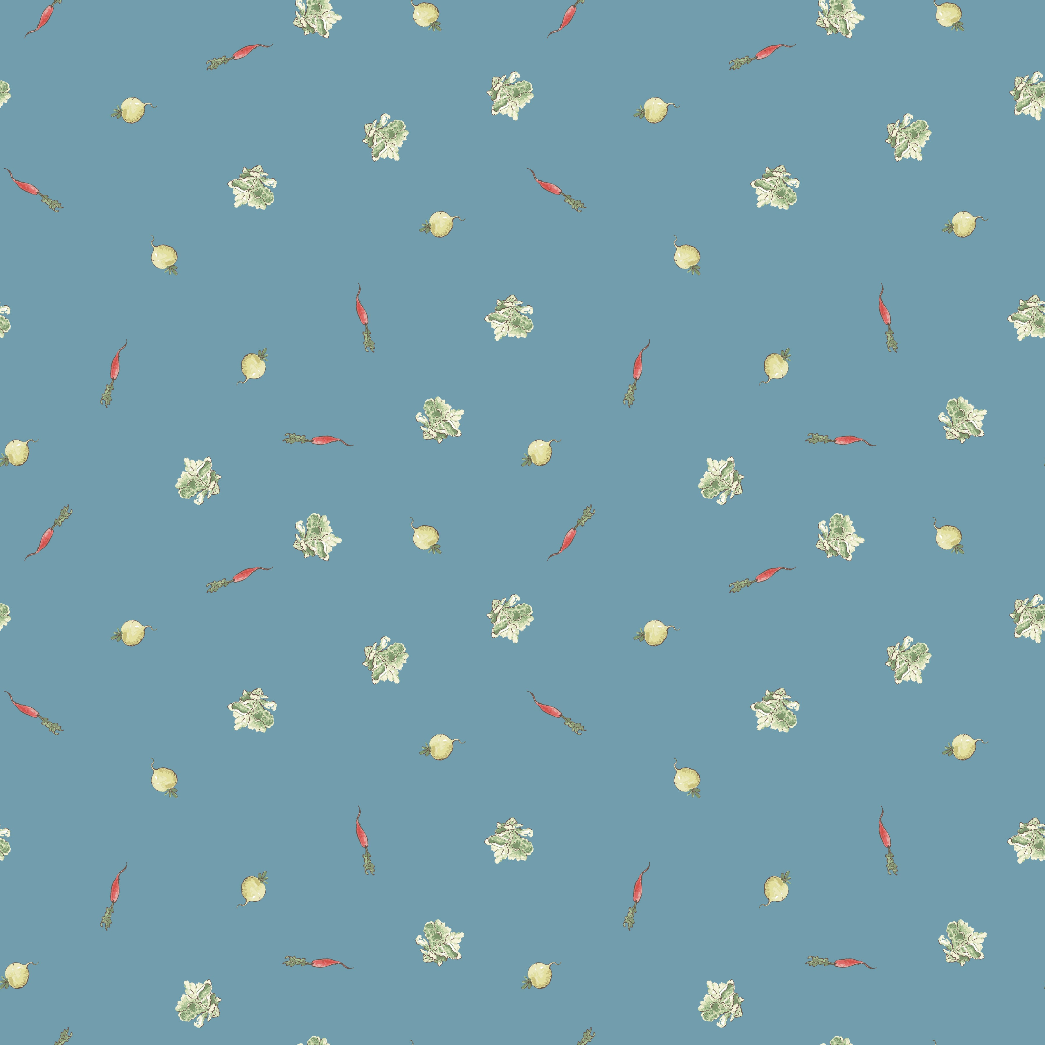 The Tale of Peter Rabbit | Veggies Blue by Beatrix Potter for Riley Bl