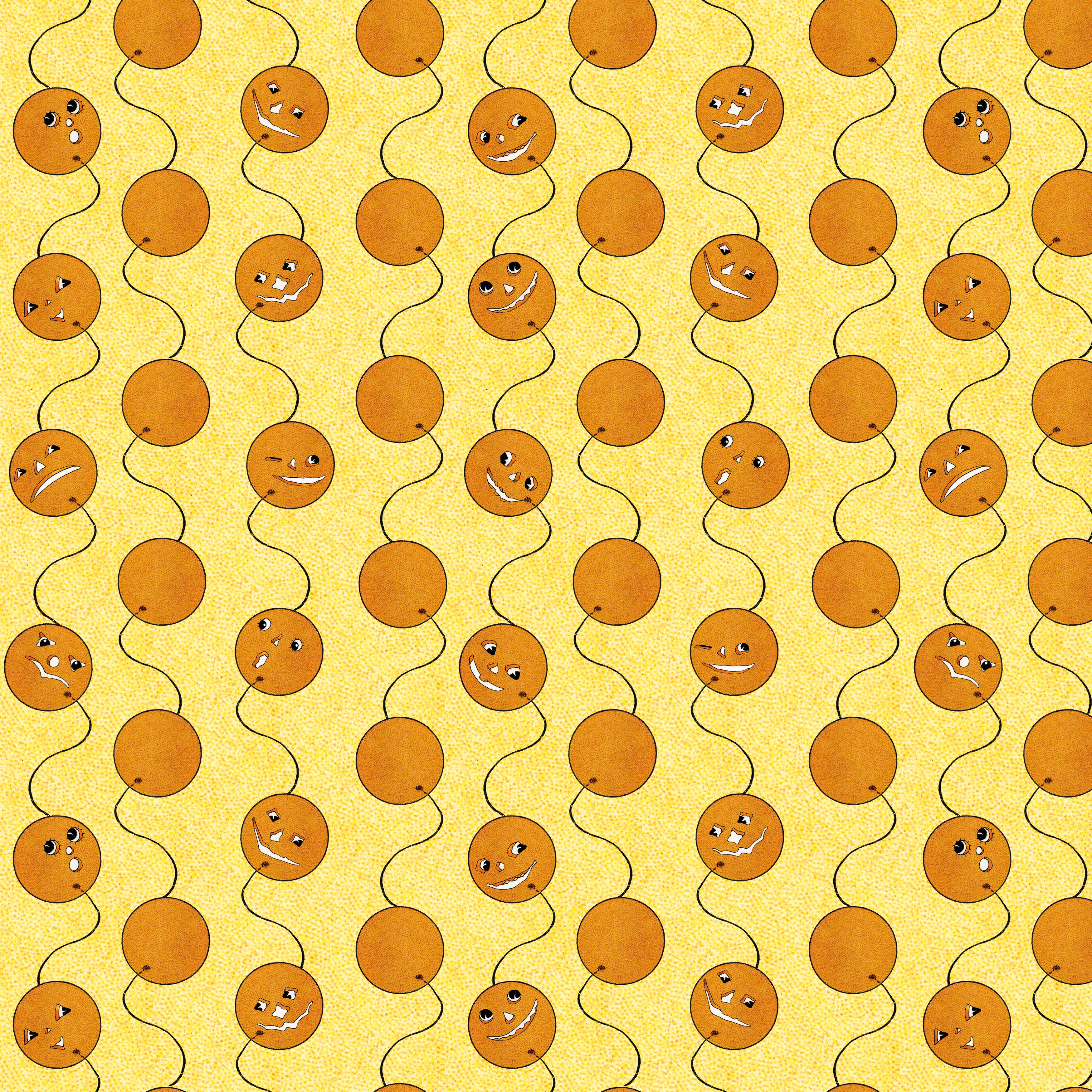 Costume Maker's Act II | Jack-O-Lantern Balloons Yellow by J. Wecker Frisch for Riley Blake | C16007-YELLOW