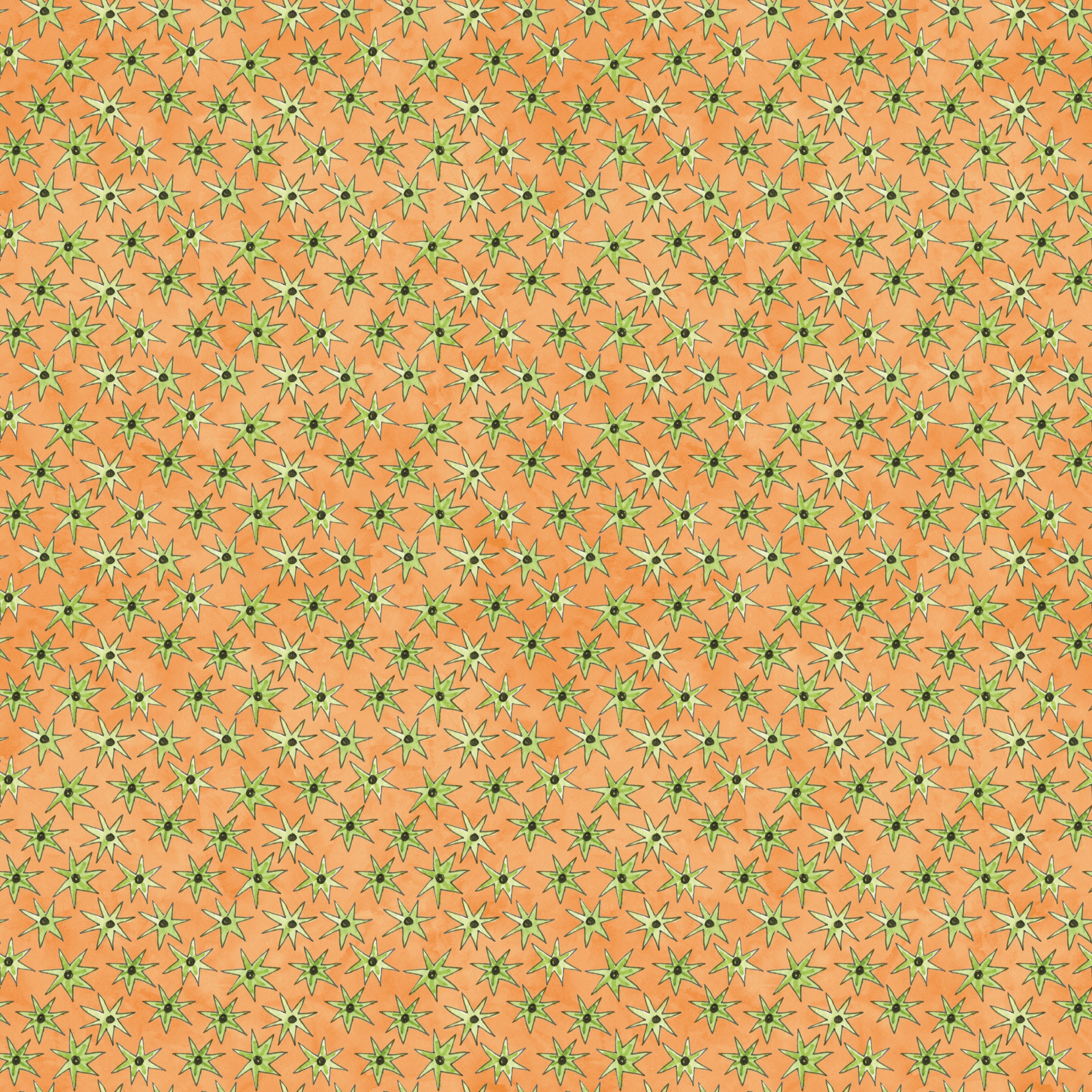 Ghoul Friends | Stars Orange by Teresa Kogut for Riley Blake | C16055-ORANGE