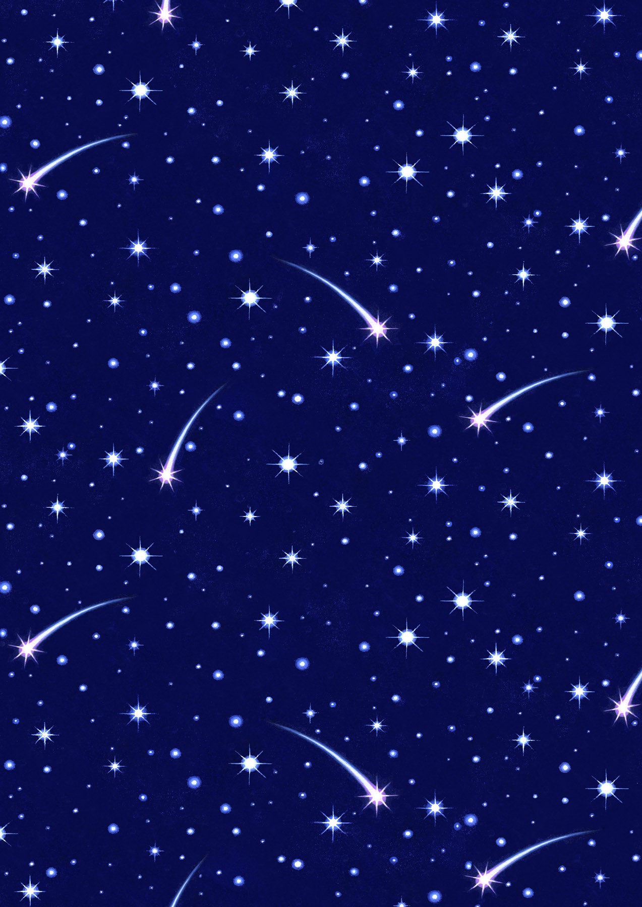 Keep Believing | Shooting Stars on Dark Blue by Eva Melhuish for Lewis & Irene | CE13