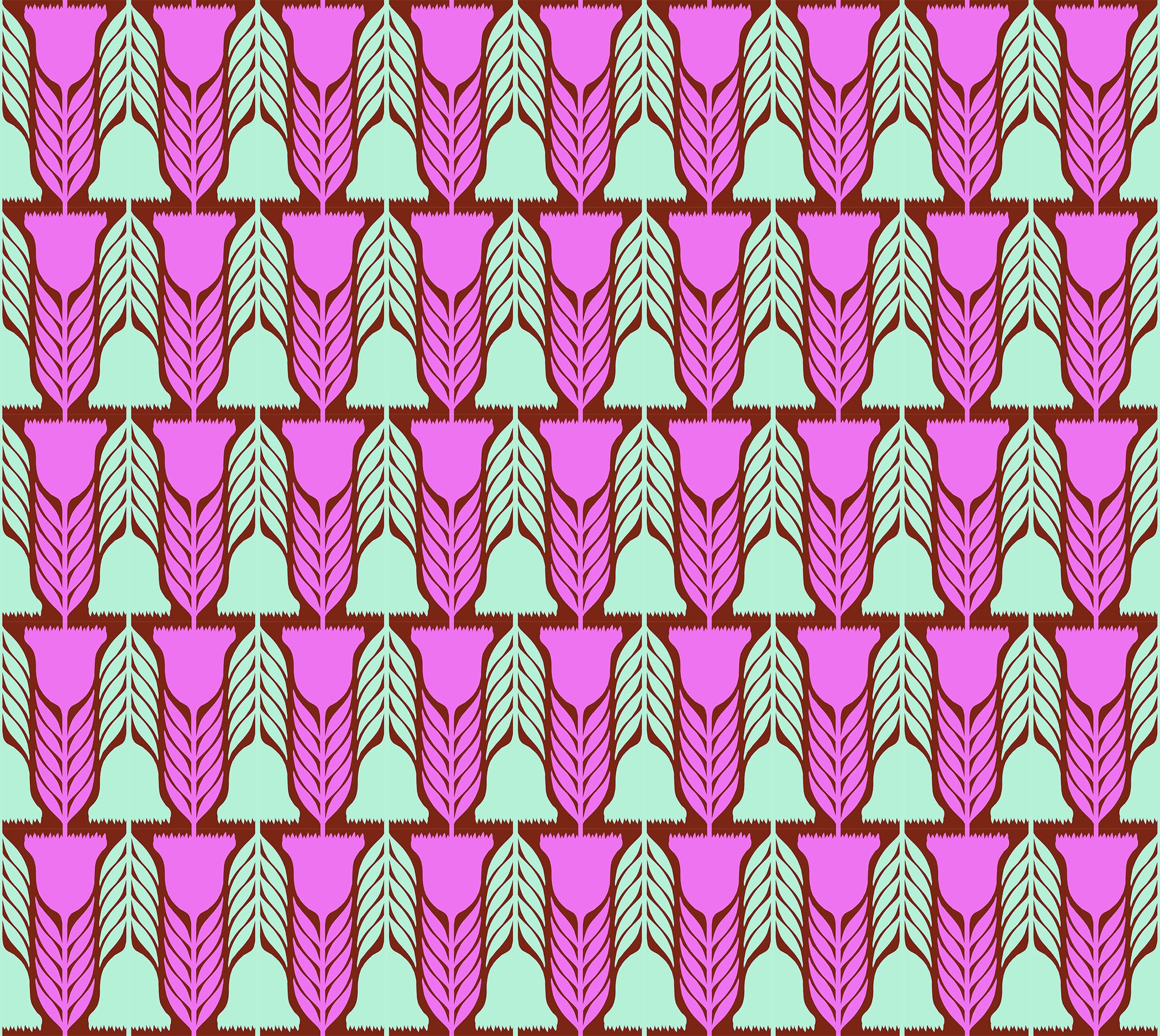 Silhouette | Heritage - Brick by Anna Maria Textiles | Linen/Cotton Blend Fabric