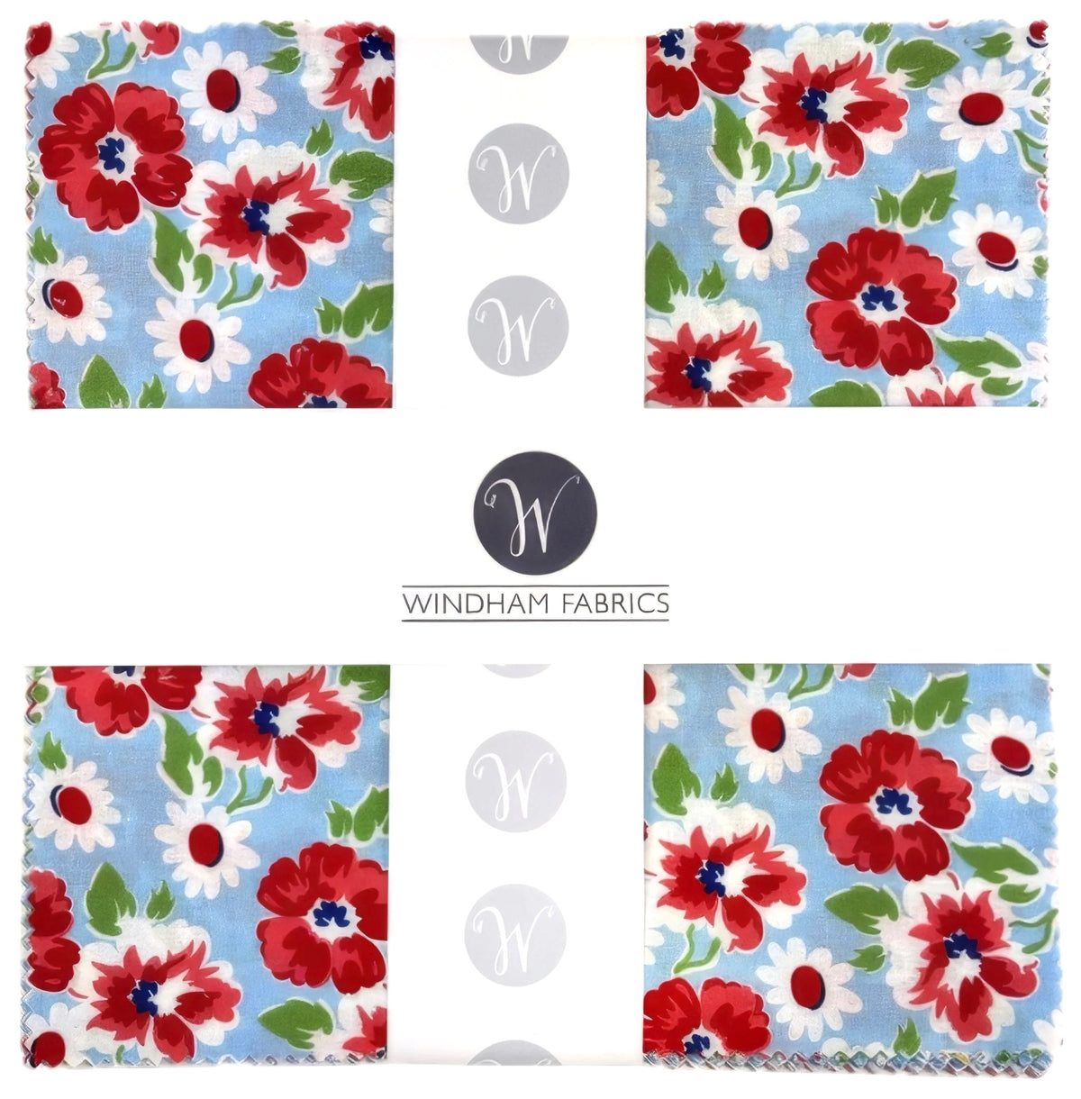 Garden Party | 10" Square Pack by Whistler Studios for Windham Fabrics | 42 pcs