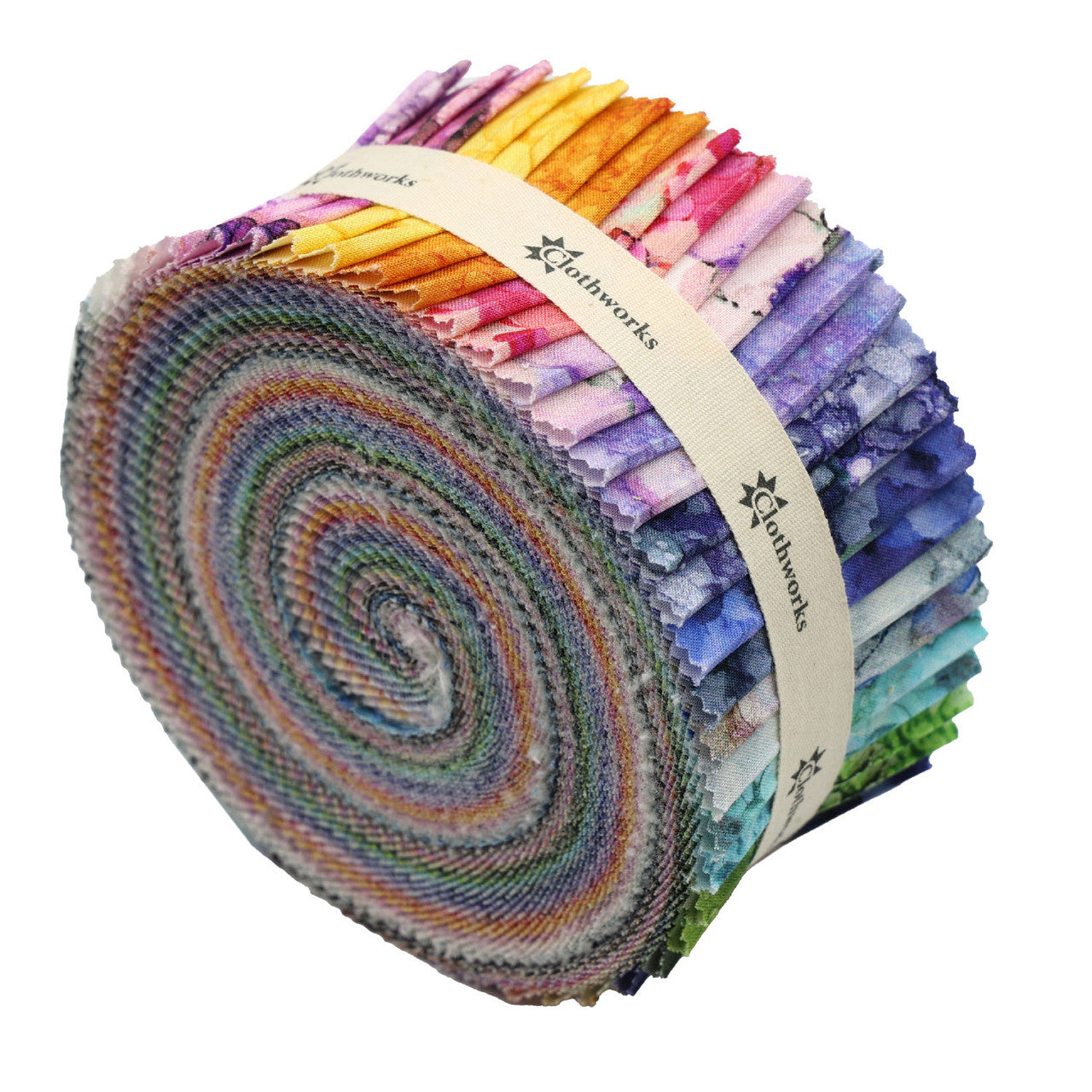 Alcohol Inks | 2.5" Strip Roll by Sue Zipkin for Clothworks | 40 pcs