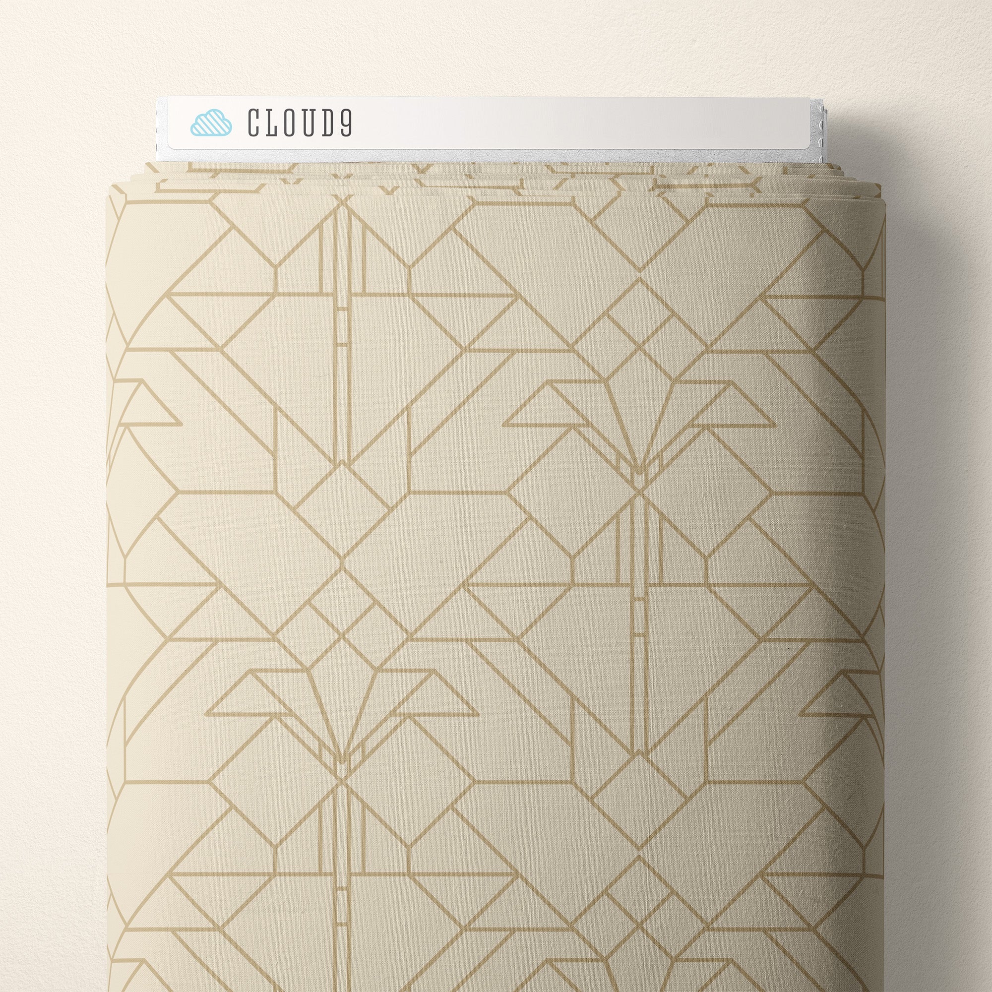 Frank Lloyd Wright Collection by Cloud9 | 108" Quilt Backing | Coonley Tulip - Earth (227768) | 100% Organic Cotton