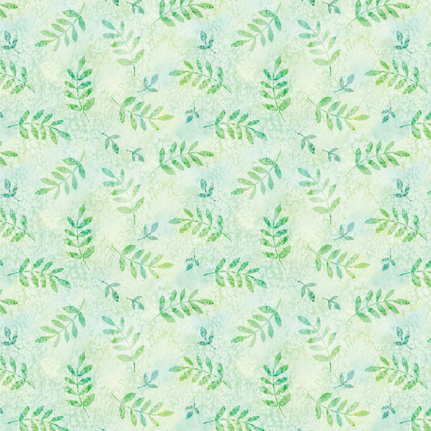 From Little Acorns | Woodland Leaf - Mist by Louise Nisbet for Michael Miller Fabrics | DDC12419-MIST