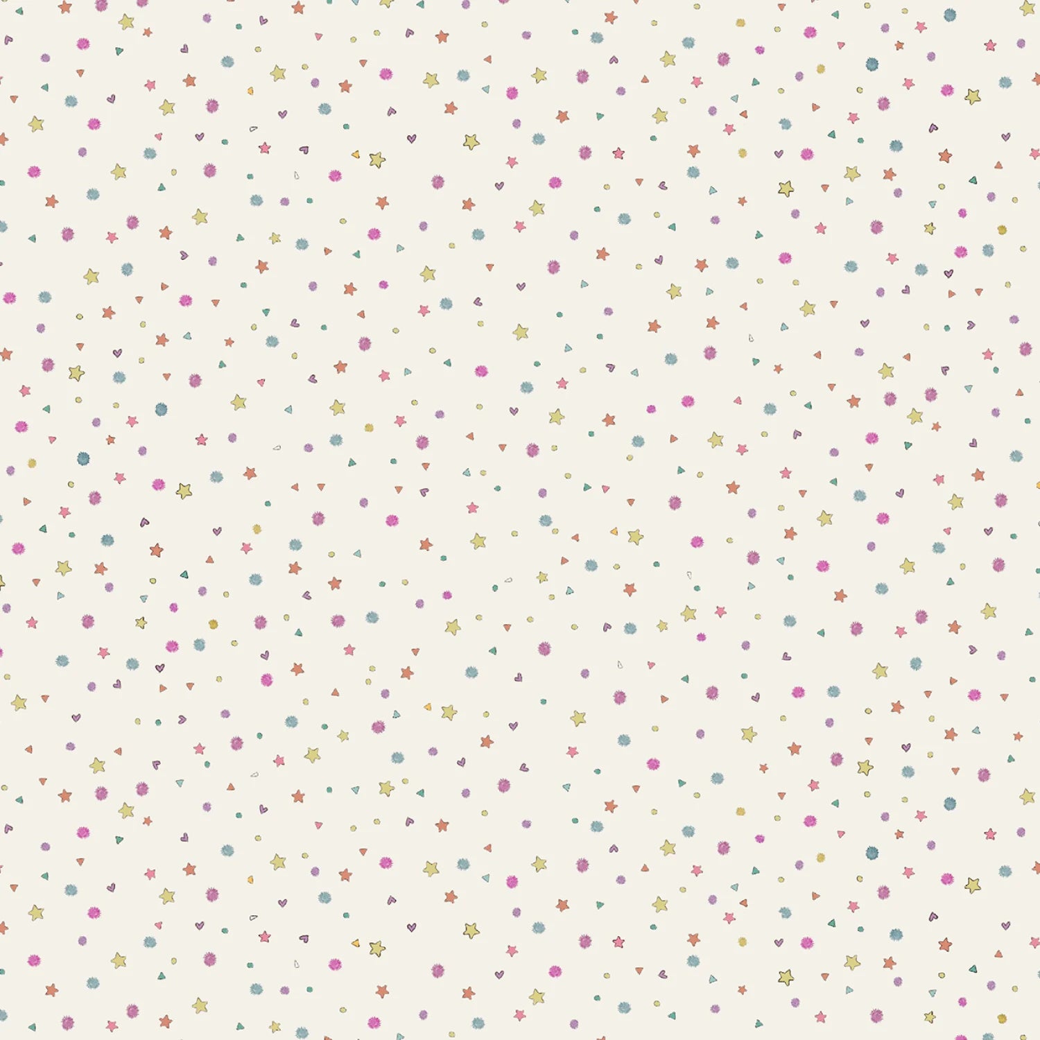 Crafternoon | Scribble - Cream by Belle & Book for Michael Miller | DDC12791-CREM