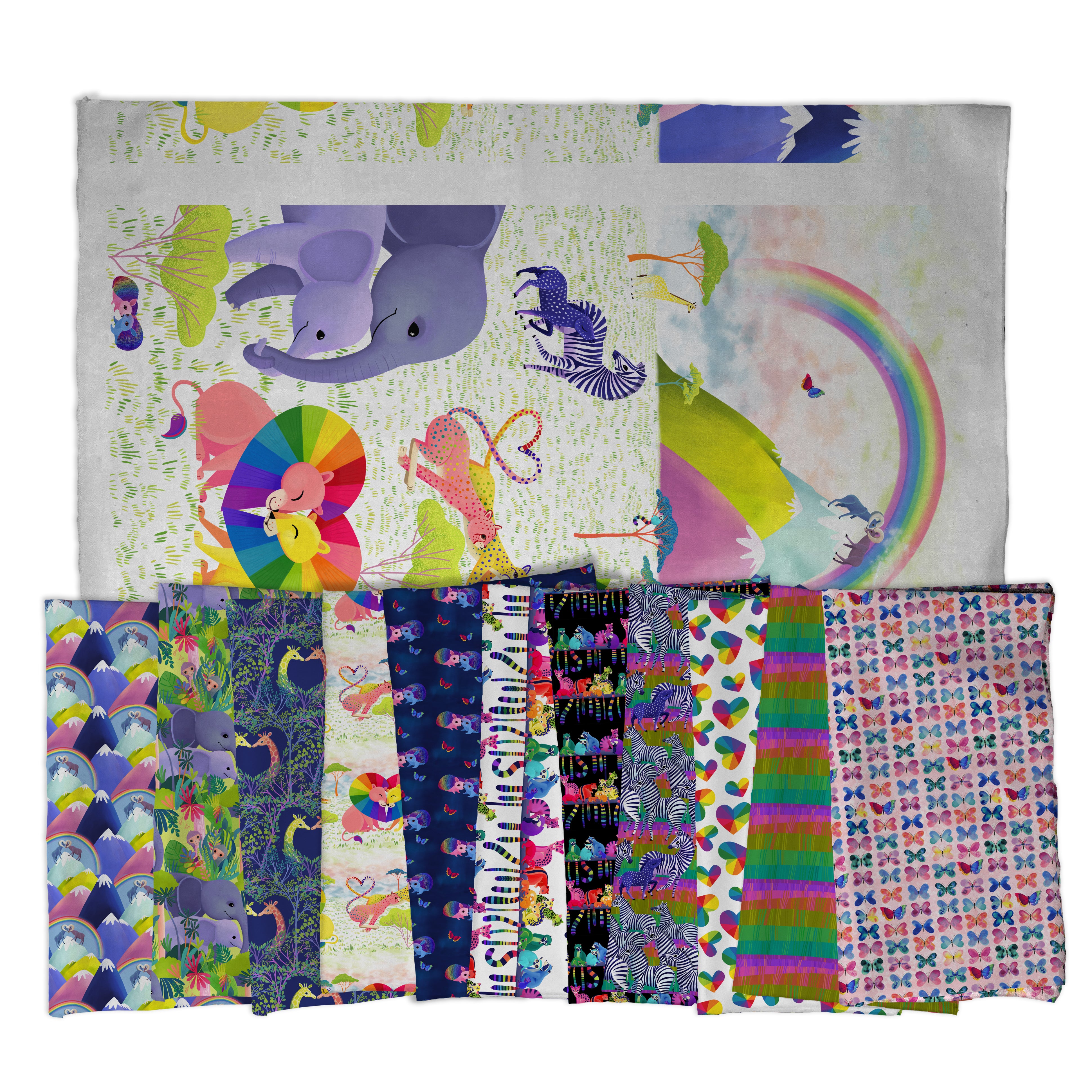 Love in the Wild | Love in the Savannah - Multi by Katy Tanis for FreeSpirit | PWKT042.XMULTI