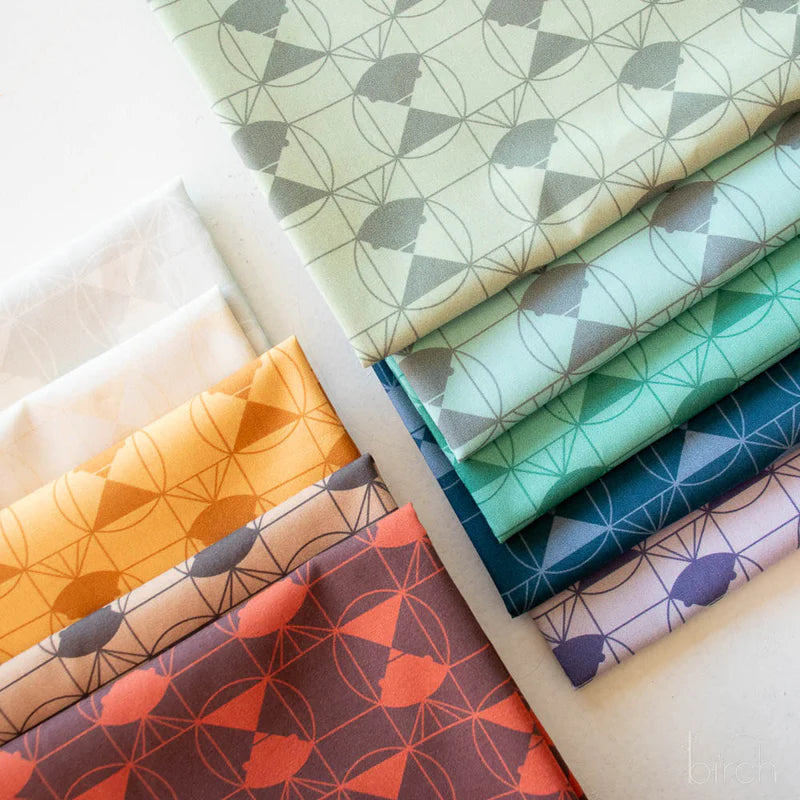 End Papers | Vol. 2 Fat Quarter Bundle by Charley Harper for Birch Fabrics | 20 pcs | 100% Organic Cotton