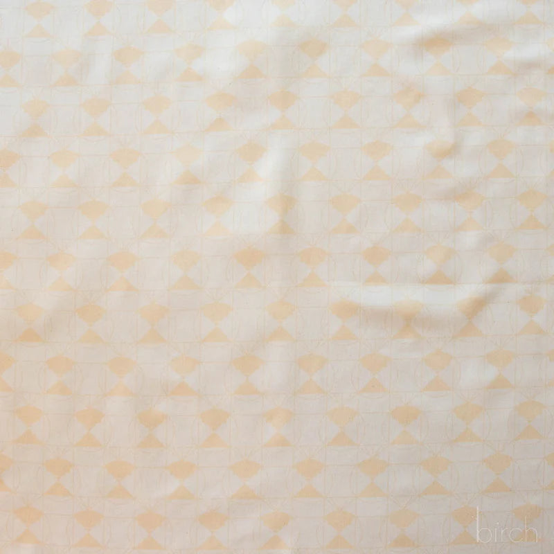 End Papers | Chickadee Cream by Charley Harper for Birch Fabrics | CH-436-CREAM | 100% Organic Cotton