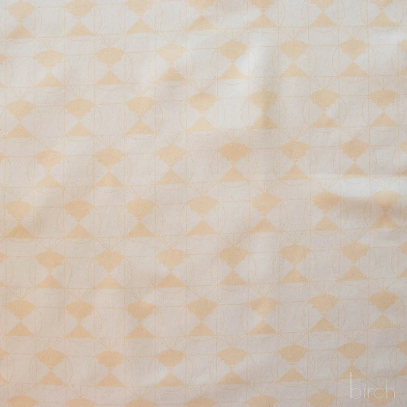 End Papers | Chickadee Cream by Charley Harper for Birch Fabrics | CH-436-CREAM | 100% Organic Cotton