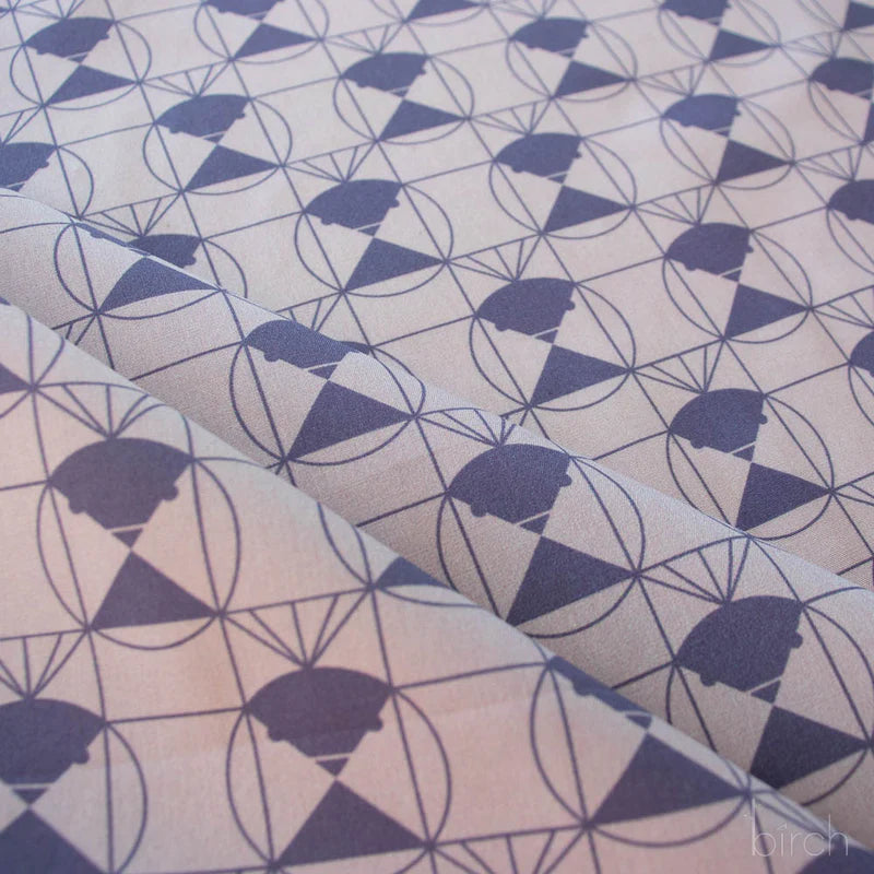 End Papers | Twilight by Charley Harper for Birch Fabrics | CH-436-TWILIGHT | 100% Organic Cotton