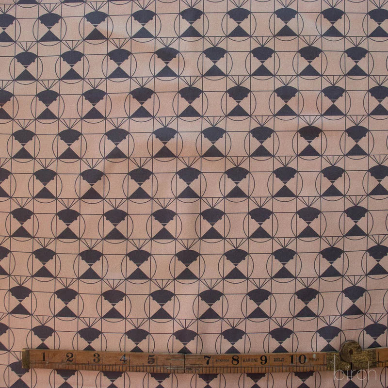 End Papers | Chickadee Driftwood by Charley Harper for Birch Fabrics | CH-436-DRIFTWOOD | 100% Organic Cotton