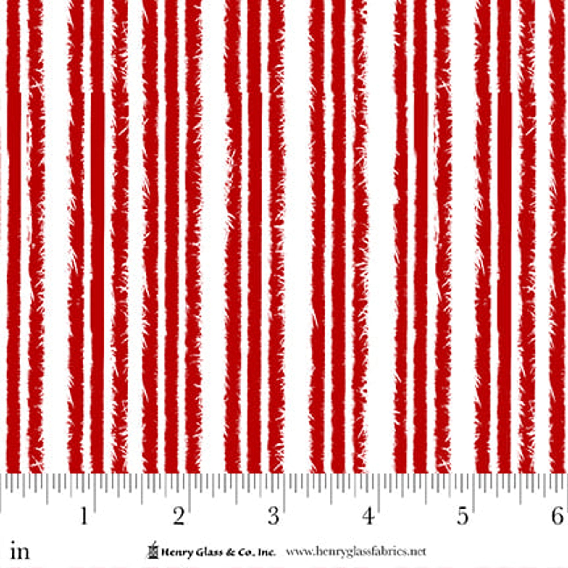 Snow Crew Flannel | Red/White Stripe by Barb Tourtillotte for Henry Glass | F1291-08