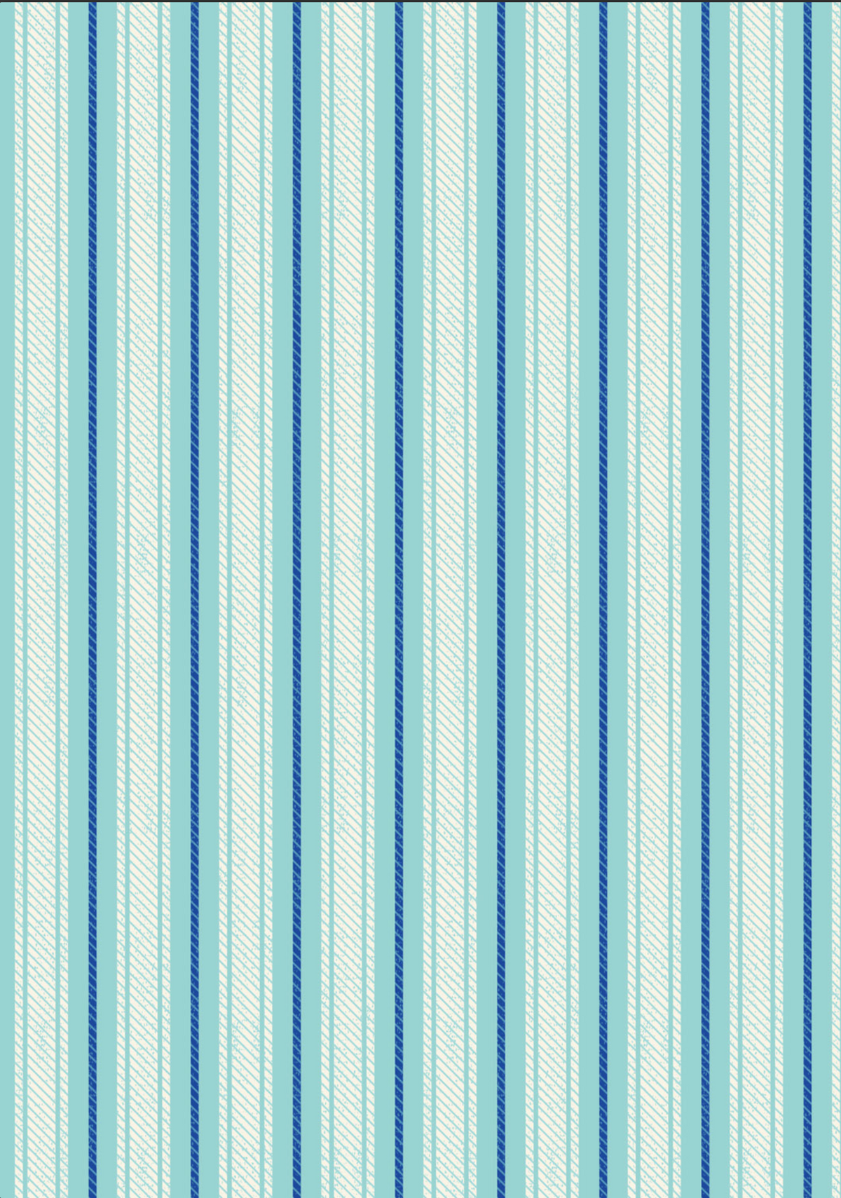 Country Comforts Flannel | Ticking Stripe - Soft Blue by Lewis & Irene | F2A | 100% Cotton Flannel