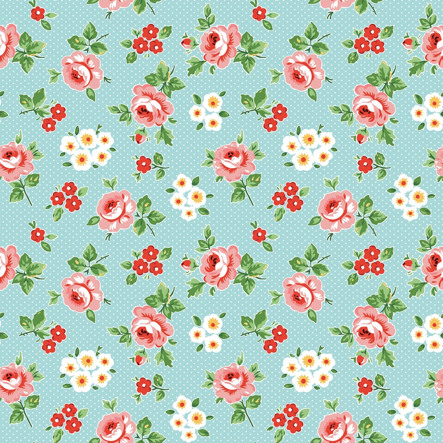 Flower Market | 5" Charm Pack by Elea Lutz for Poppie Cotton | 42 pcs