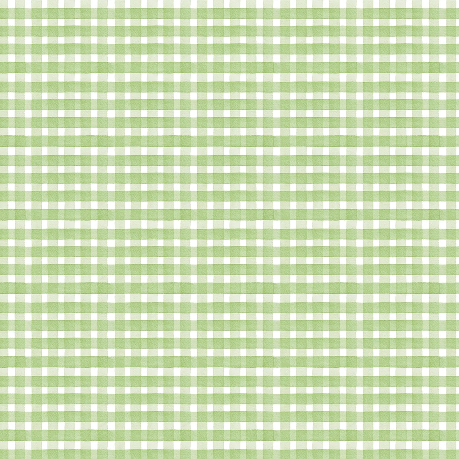 Farmer's Market | Gingham - Green by Deane Beesley for P&B Textiles | FMAR6283-G