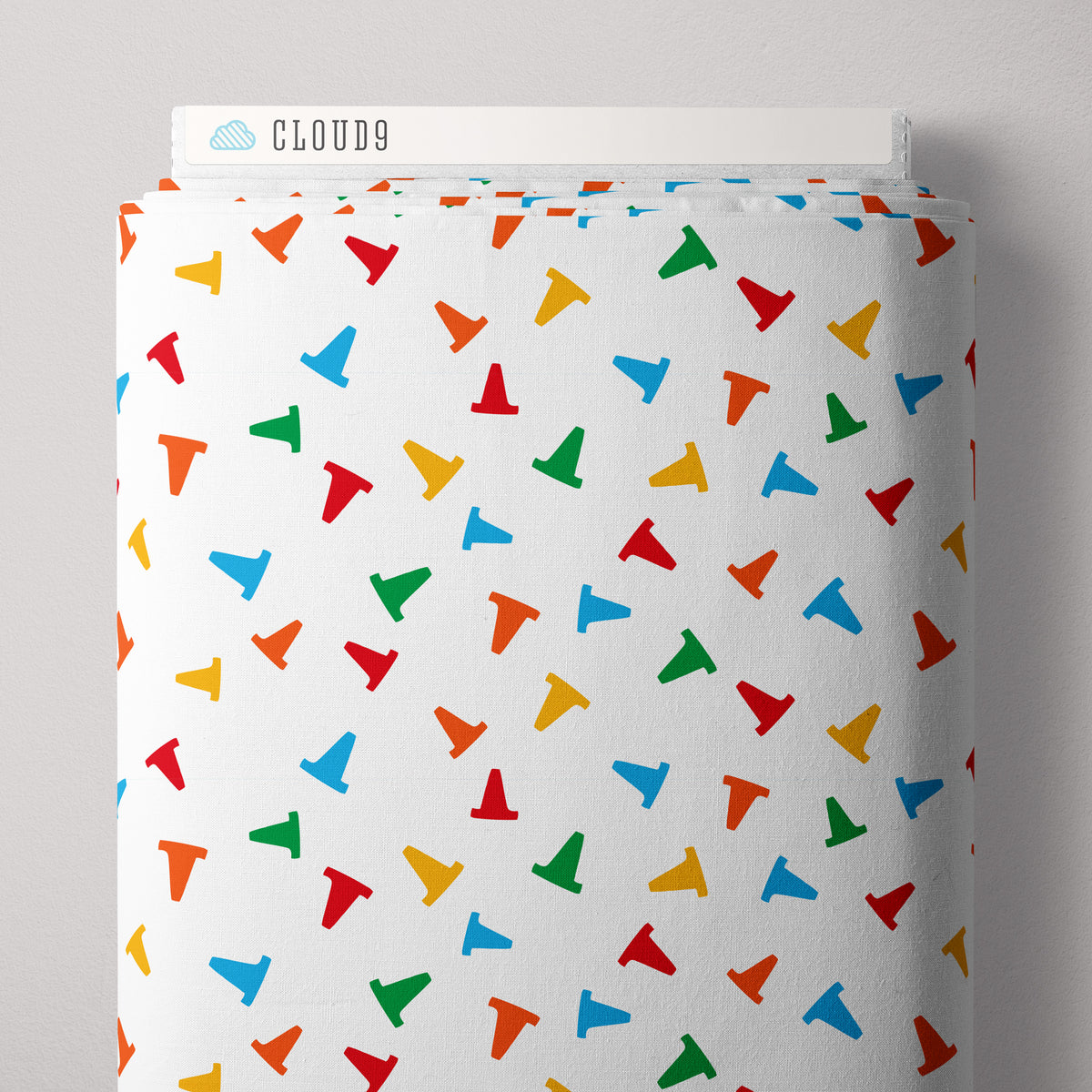 Fire! Fire! Fire! | Caution Multi by Loo McNulty for Cloud9 | 228308-X | 100% Organic Cotton