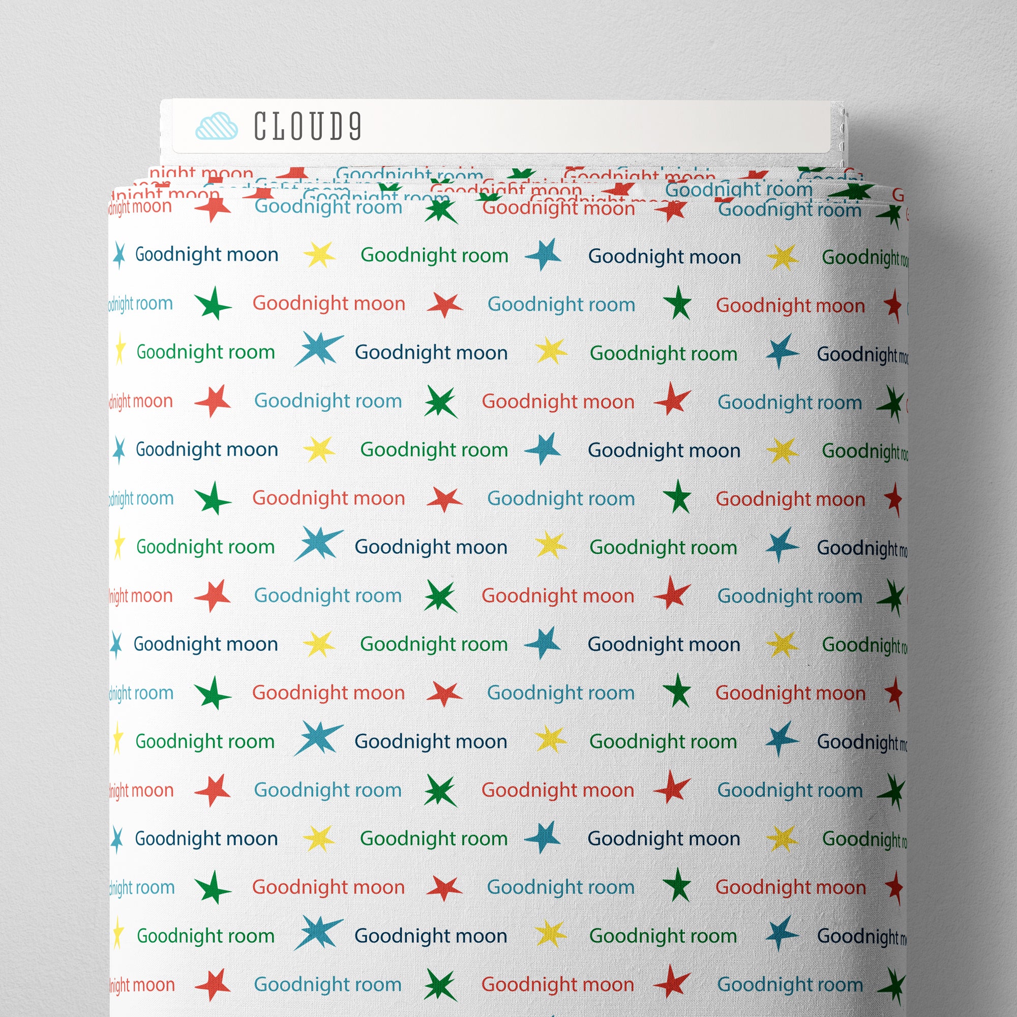 Goodnight Moon | Goodnight Wishes - White/Multi (229225) by Margaret Wise Brown for Cloud9 | 100% Organic Cotton