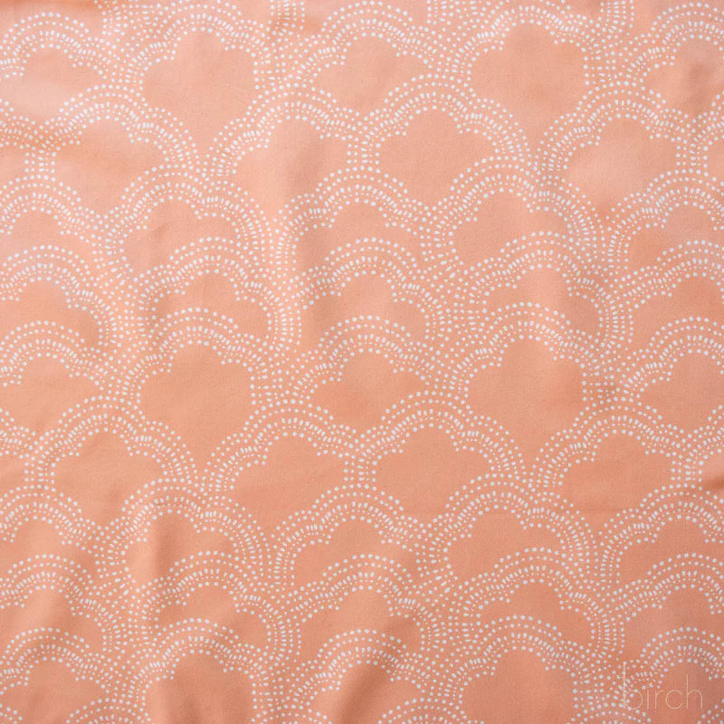 Homestead | Clouds - Apricot by Emily Isabella for Birch Fabrics | EI-32-APRICOT | 100% Organic Cotton