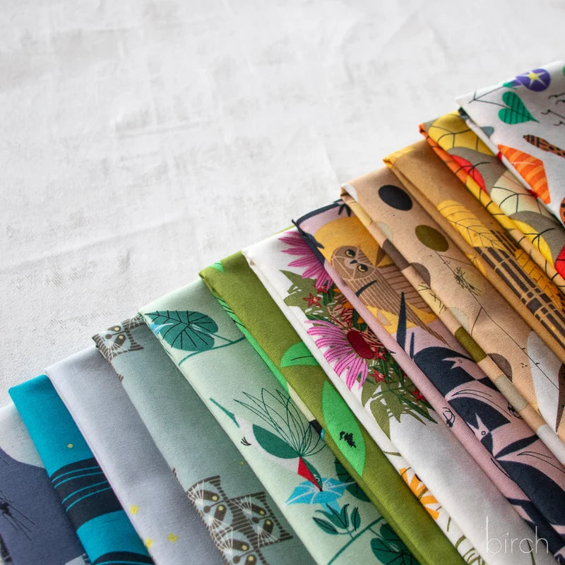Iconic Vol. 2 | Fat Quarter Bundle by Charley Harper for Birch Fabrics | 12 pcs | 100% Organic Cotton