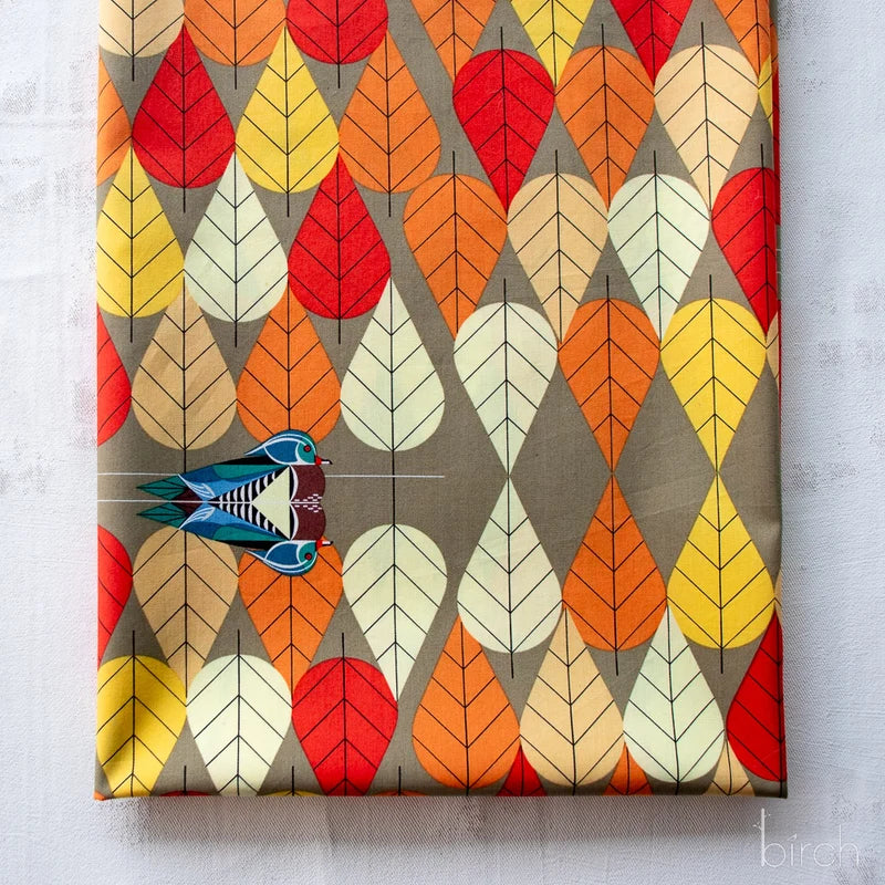 Iconic Vol. 2 | Oktoberama Lake by Charley Harper for Birch Fabrics | CH-135 | 100% Organic Cotton