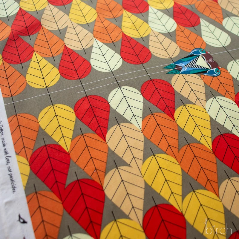 Iconic Vol. 2 | Oktoberama Lake by Charley Harper for Birch Fabrics | CH-135 | 100% Organic Cotton