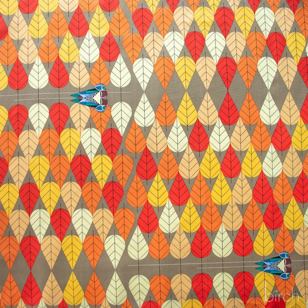 Iconic Vol. 2 | Oktoberama Lake by Charley Harper for Birch Fabrics | CH-135 | 100% Organic Cotton
