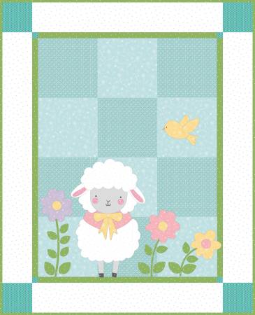 Lulubelle Quilt Kit | 42” x 52” | Kimberbell Flannel Baby Quilt Kit