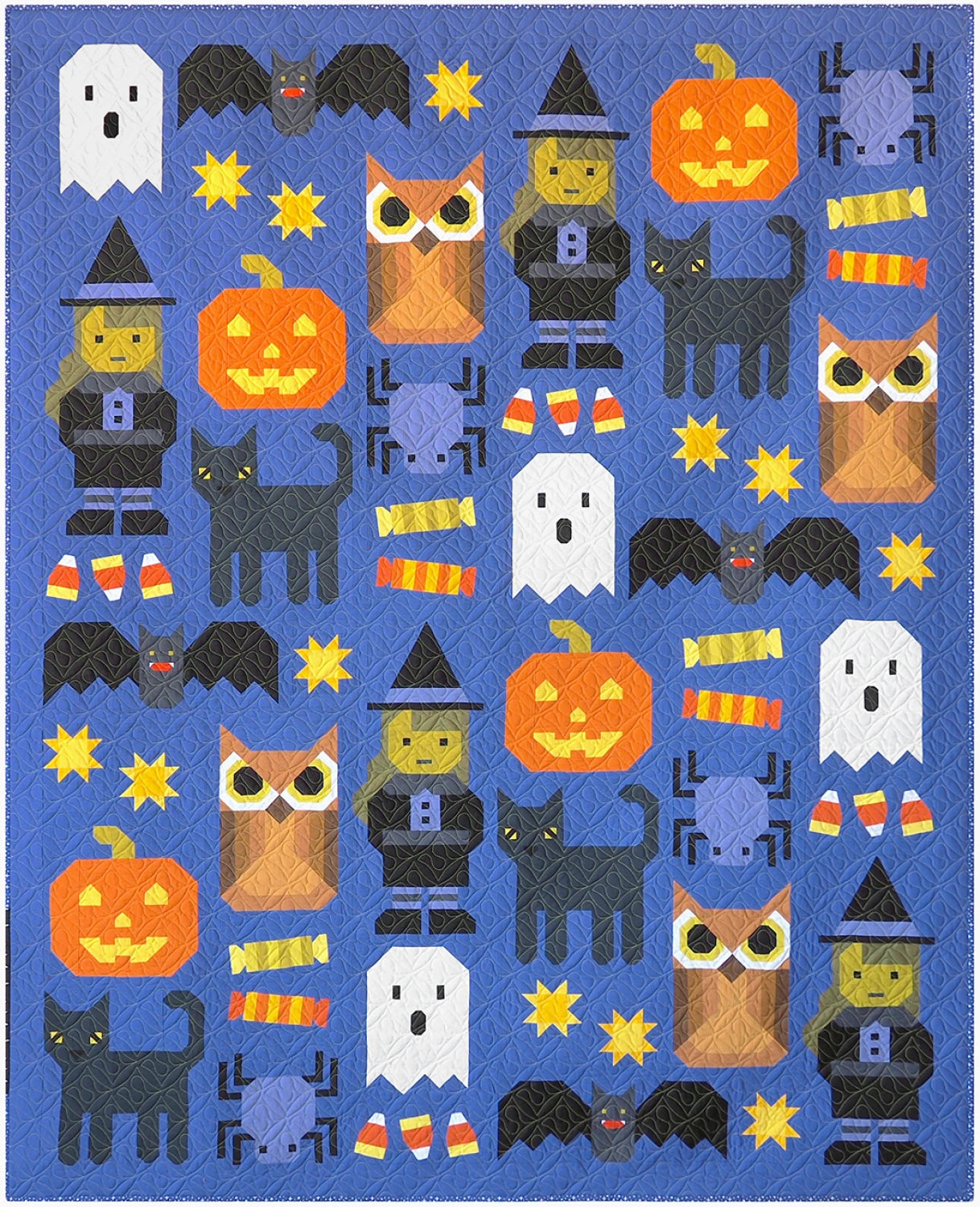 Happy Halloween Quilt Kit by Elizabeth Hartman for Robert Kaufman | 66" x 82"