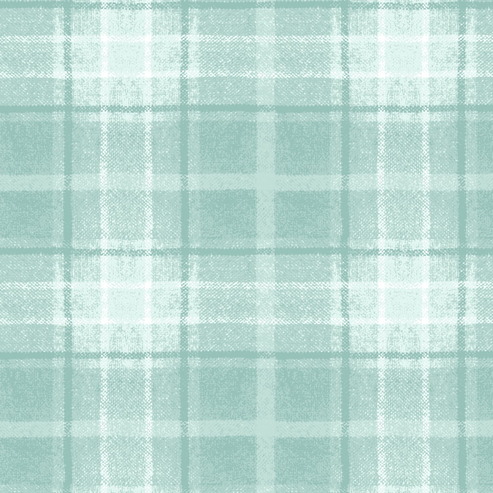 Snowtop Mountain Flannel | Big Plaid - Aqua by Bonnie Sullivan for Maywood Studio | MASF10896-Q | 100% Cotton Flannel