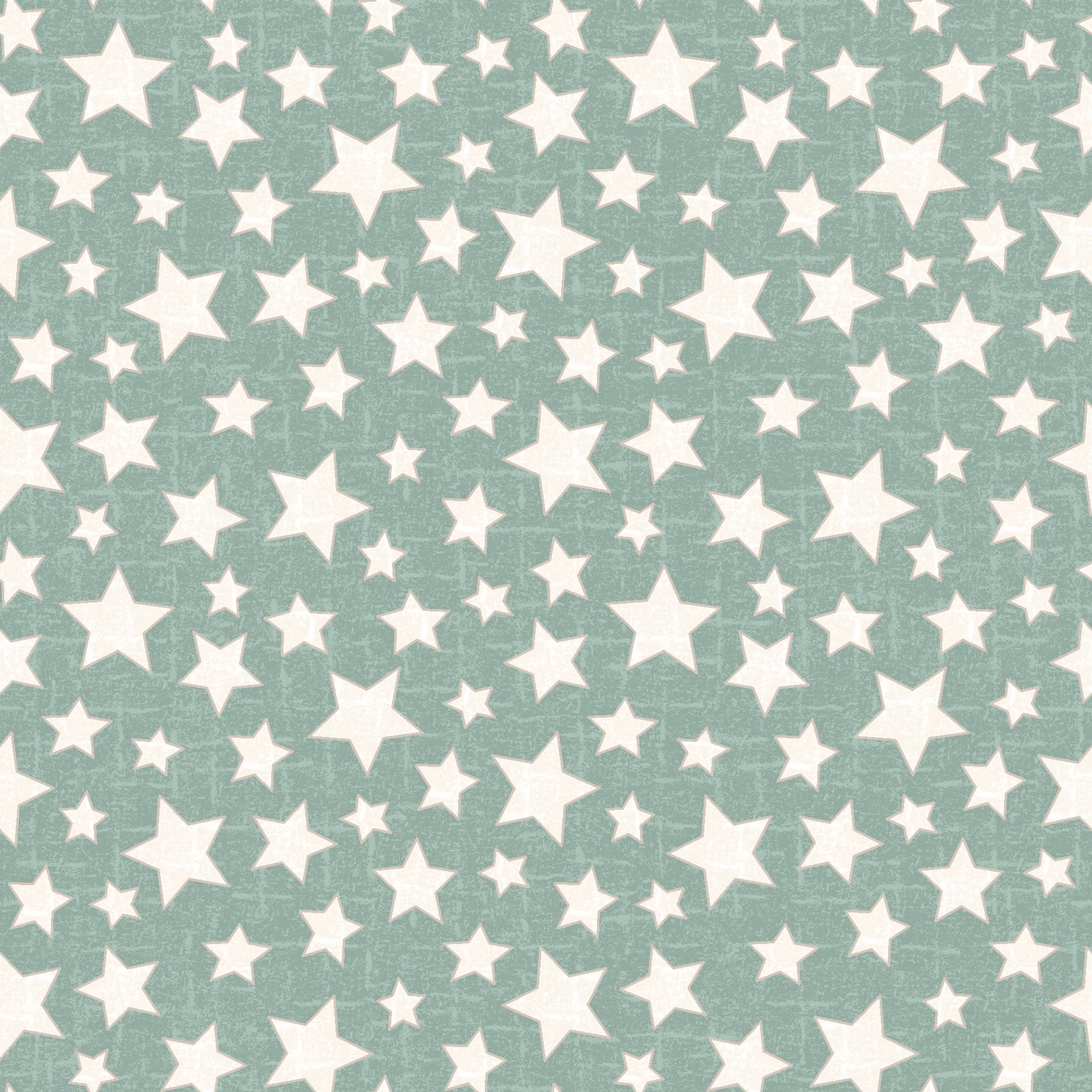 Snowtop Mountain Flannel | Star - Aqua by Bonnie Sullivan for Maywood Studio | MASF11165-Q | 100% Cotton Flannel