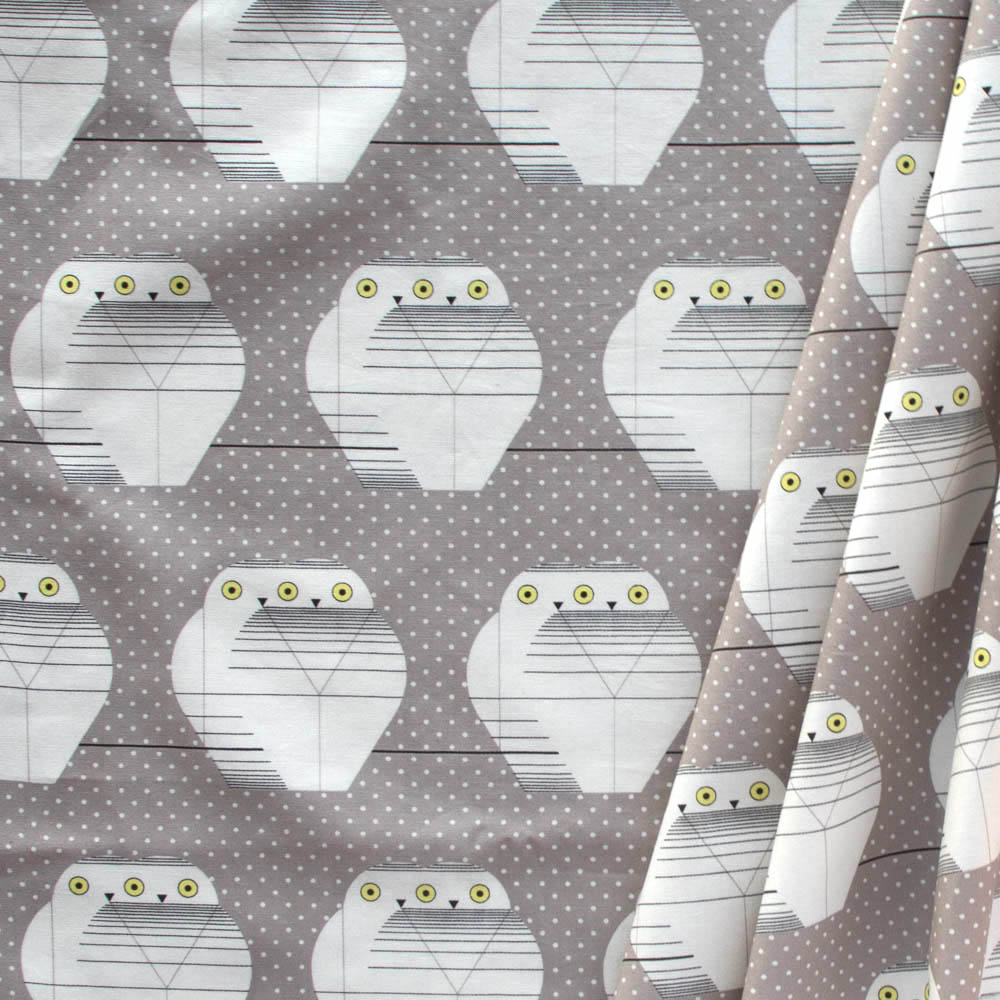 Holiday Best Vol. 2 | Twowls by Charley Harper for Birch Fabrics | 100% Organic Cotton | CHX-09
