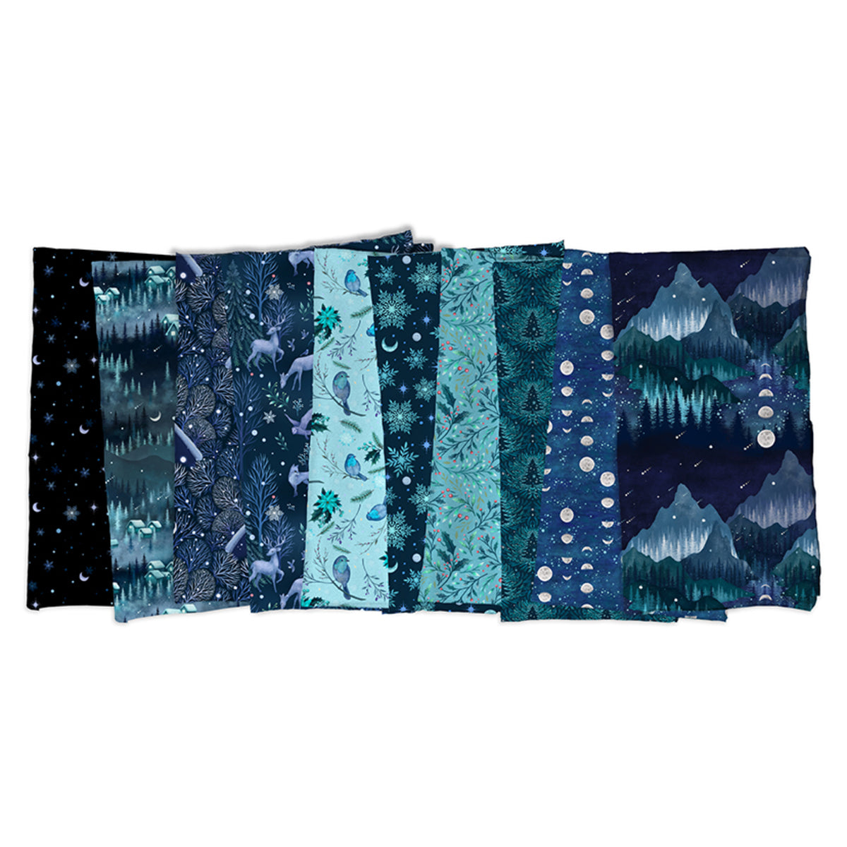 Moondance | Sapphire Winter Moon by Episodic Drawing for Blank Quilting | 5040-76