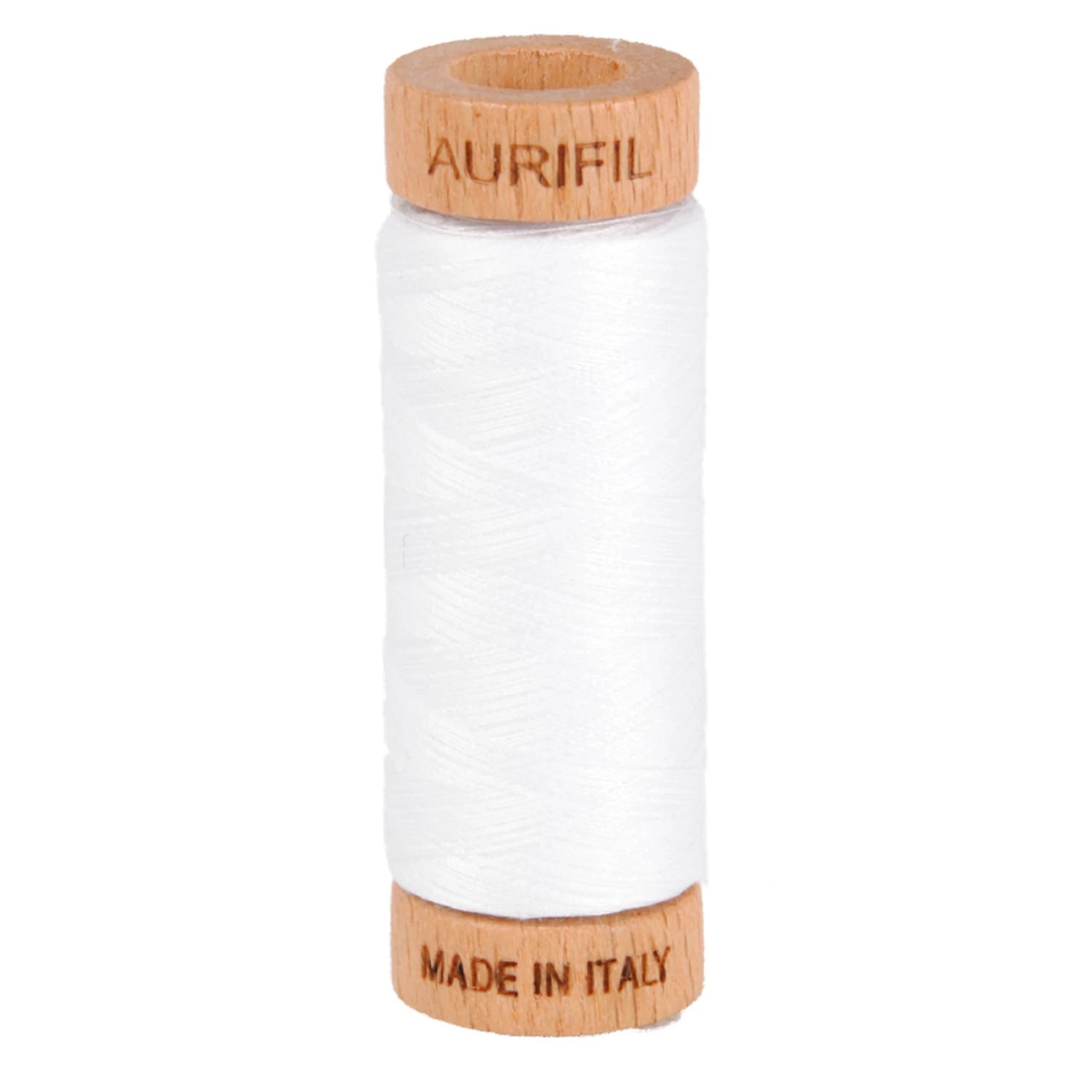 Aurifil 80wt 2-Ply Cotton Thread | White (#2024) | 300 yds