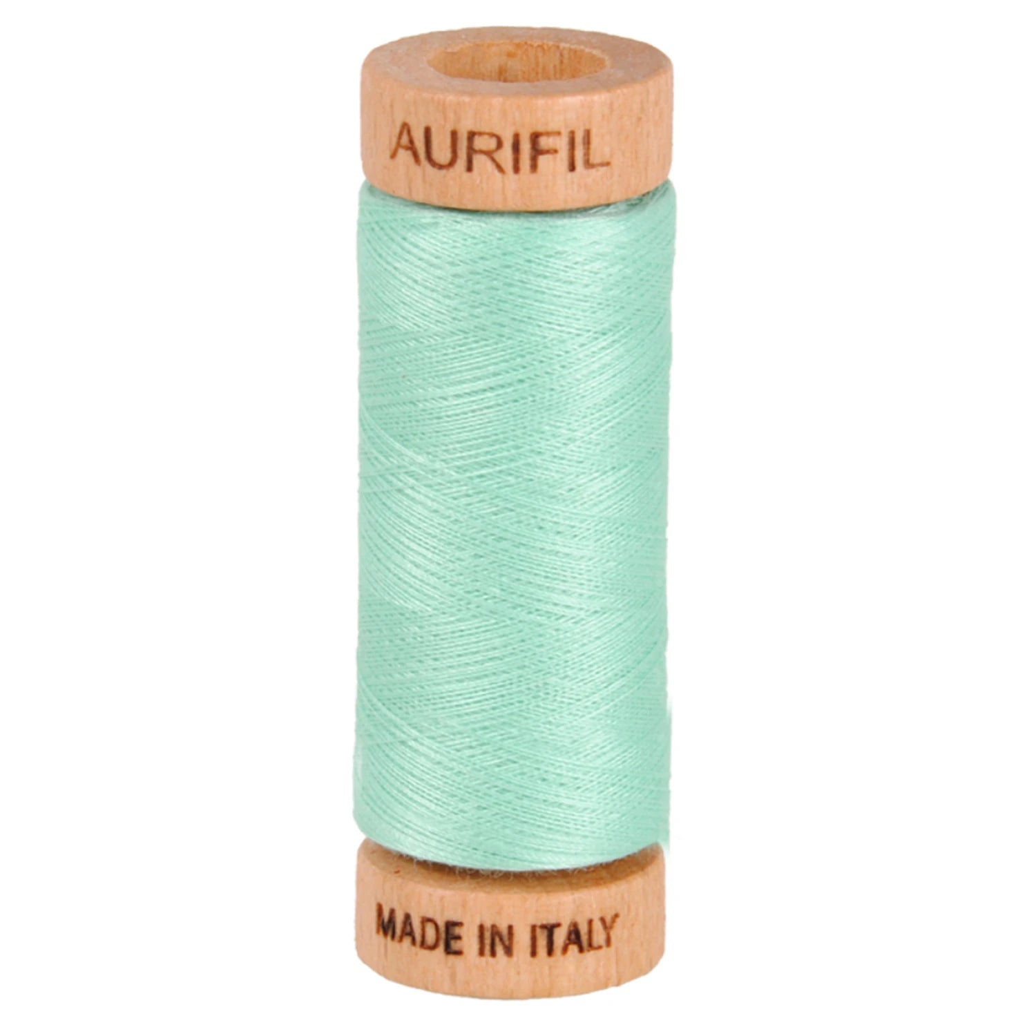 Aurifil 80wt 2-Ply Cotton Thread | Medium Mint (#2835) | 300 yds