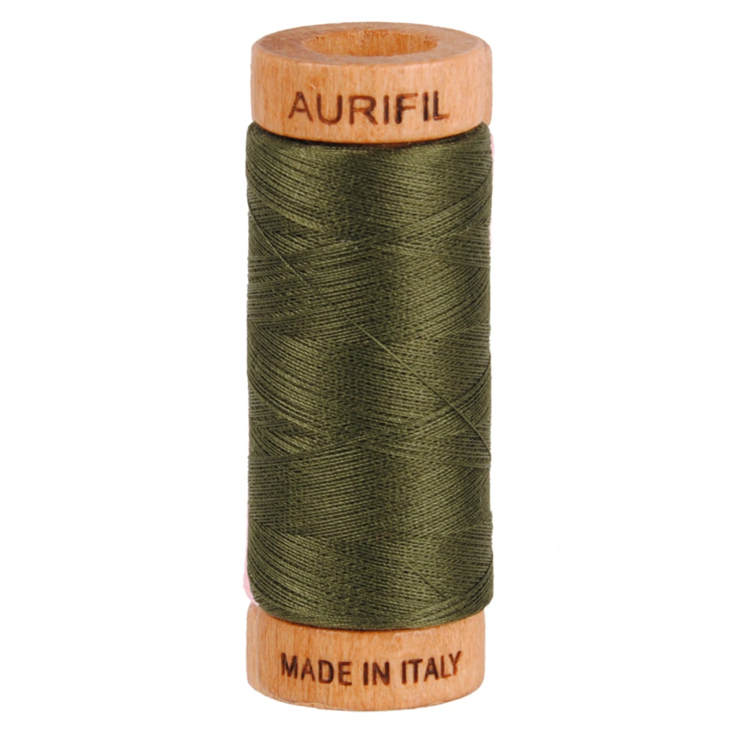 Aurifil 80wt 2-Ply Cotton Thread | Dark Green (#5012) | 300 yds