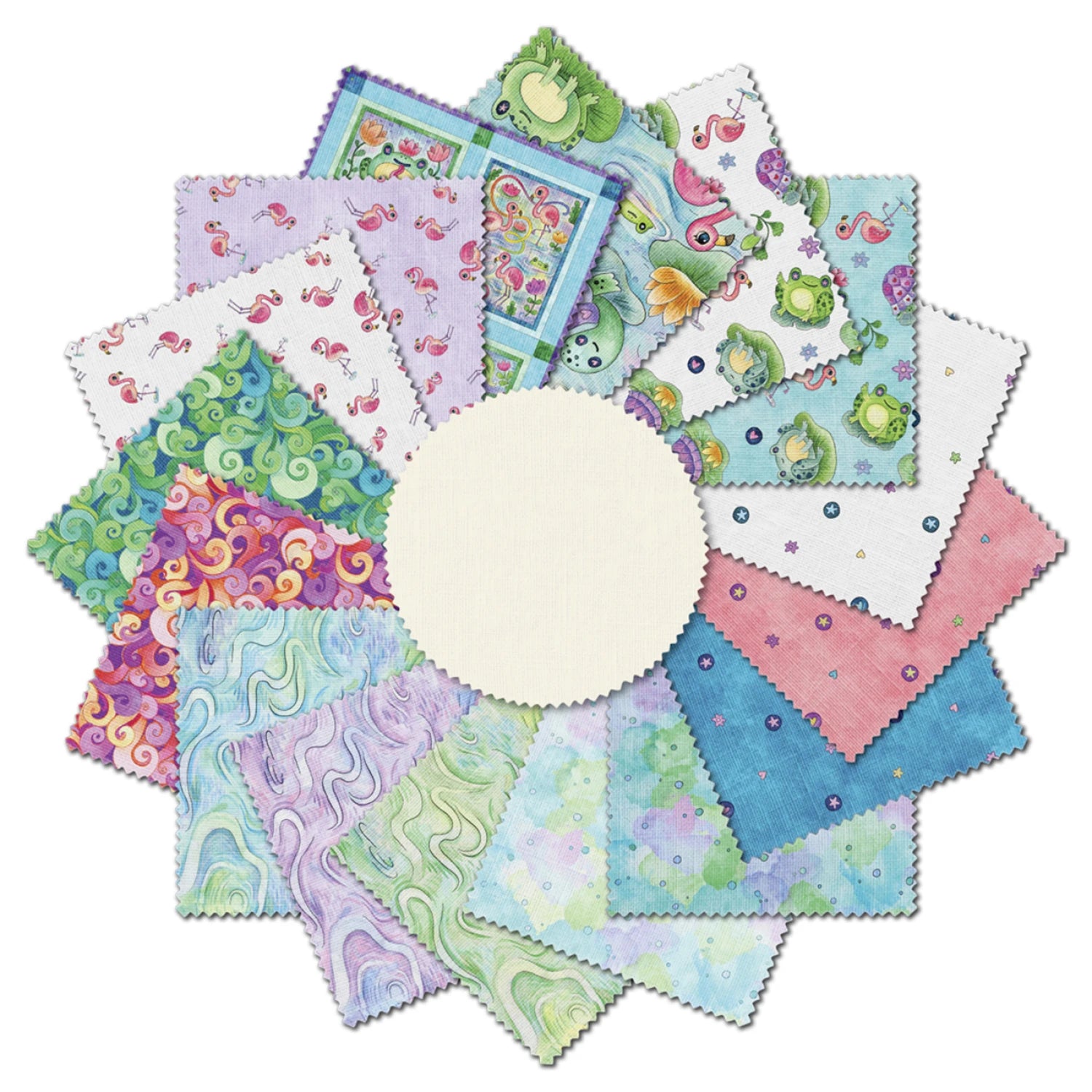 Pondside Pals | Fat Quarter Bundle by Jeremiah Ketner for P&B Textiles | 16 pcs