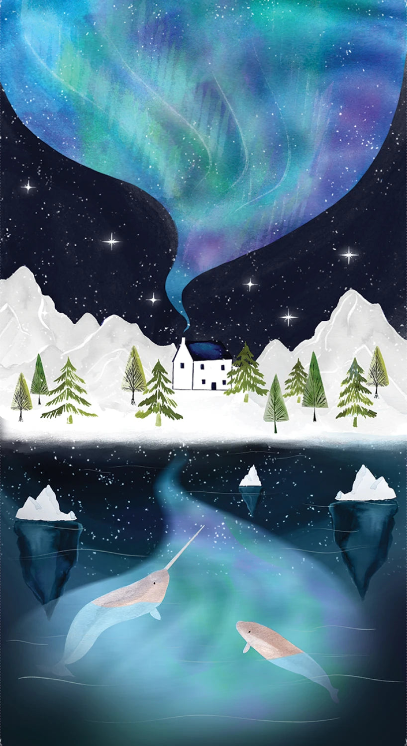 Northern Skies | 24" Panel - Northern Lights by Fay Nye for Dear Stella | PST-DFN3470MULTI
